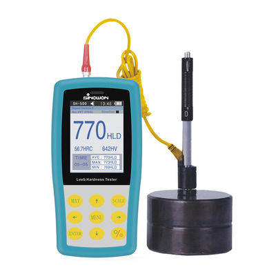 เครื่องทดสอบความแข็งของโลหะแบบพกพาแบบจอสี SH-500 อุปกรณ์ห้องปฏิบัติการ