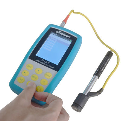 เครื่องทดสอบความแข็งของโลหะแบบพกพาแบบจอสี SH-500 อุปกรณ์ห้องปฏิบัติการ