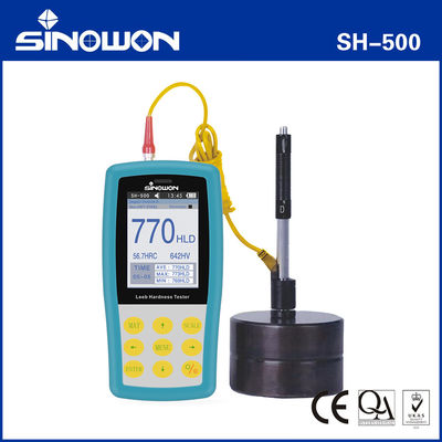 เครื่องทดสอบความแข็งของโลหะแบบพกพาแบบจอสี SH-500 อุปกรณ์ห้องปฏิบัติการ