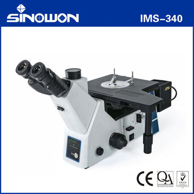 มิกรอสโกปโลหะหมุนสามลูก 5X 10X 20X 50X 100X เป้าหมาย IMS-340