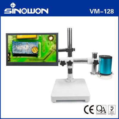 มิกรอสโคปวีดีโออัตโนมัติทั่วไป มิกรอสโคปตรวจสอบดิจิตอล USB มิกรอสโคป VM-128
