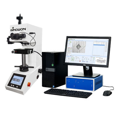 อัตโนมัติหอคอยดิจิตอล Vickers Hardness Tester อุปกรณ์ 10x 20x เป้าหมาย
