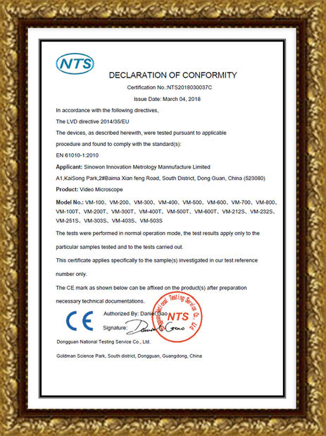 ประเทศจีน Hoyamo and Sinowon Inc รับรอง